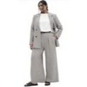 City Chic Women's Plus Size Pants - Hailey Check - Size 18